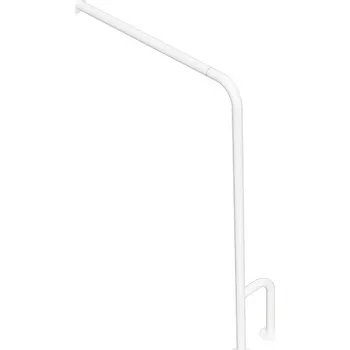 Madlo do koupelny HELP: Opěrné madlo pravé skládané bez krytky, bílé