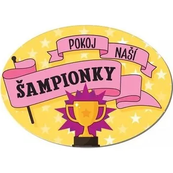 Domovní číslo ALBI Cedulka na dveře - Šampionka