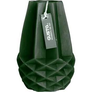 Svíčka GUSTA Svíčka dekorativní 13,5 zelená