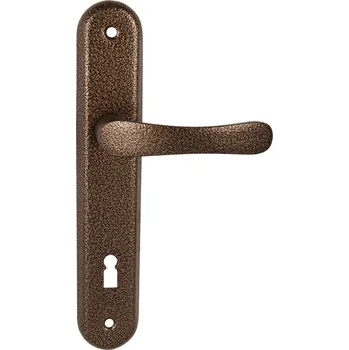 Dveřní kování KE - MICHAELA BB otvor pro klíč, klika/klika, 72 mm AH - Antik hnědá