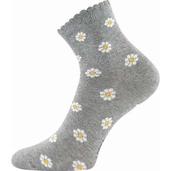 Dívčí ponožky šedé EMA Fuski Boma Voxx