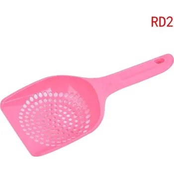 Miska pro psa Plastová lopatka pro péči o zvířata | náčiní na nabírání krmení - Červená Velikost S