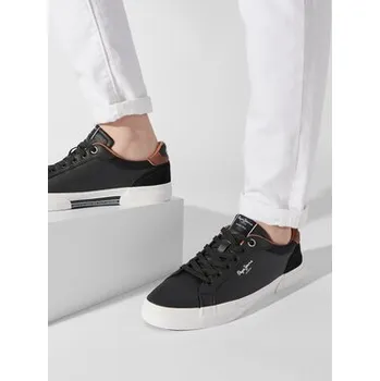 Pánské tenisky Sneakersy Pepe Jeans Kenton Court PMS30839 Černá 44