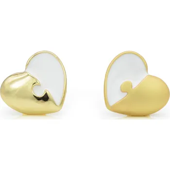 Přívěsek MTM set 2 odznaků Dvě zlatá srdce
