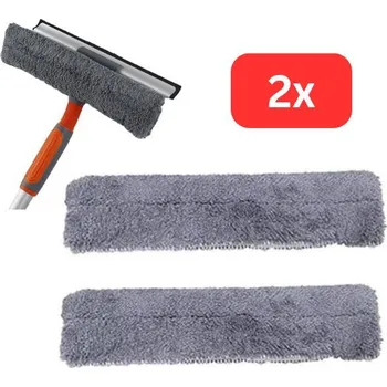 Vysavač na okno 1+1 Náhradní hadříky pro teleskopický čistič oken, 09328