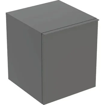 Koupelnový nábytek Geberit Acanto boční skříňka 45,2x52x47,5 cm 1x zásuvka s vnitřní zásuvkou, lakovaná mat, láva (503.010.JK.1)