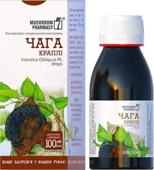 Přírodní produkt Mushroom Pharmacy Chaga extract 140 mg