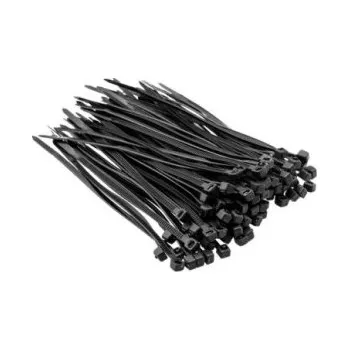 Autodílna Pásky stahovací 2,5 x 100 mm, 100 ks, černé, TOPEX, 44E956