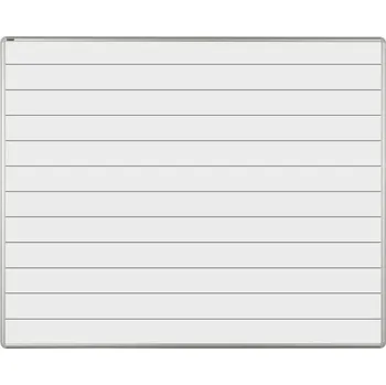 ekoTAB Bílá keramická popisovací tabule s potiskem ekoTAB, 1500 x 1200 mm, linky