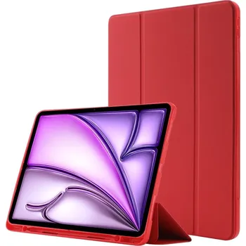 Pouzdro na tablet VSECHNONAMOBIL 76499 LEATHER Zaklápěcí kryt pro Apple iPad Air 13 2025 / Air 13 2024 červený