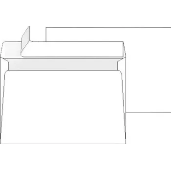 Obálka Obálky C4 samolepicí - krycí páska bílé 250 ks