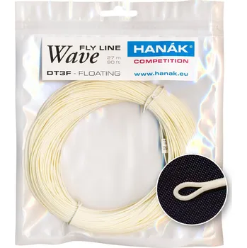 HANÁK - Muškařská šňůra WAVE 2021 plovoucí DT #4 / 27m - Bílá