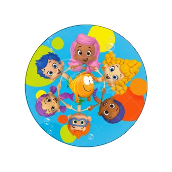 Jedlá dekorace na dort PODVODNÍČCI, VARIANTA Fondánový list + VÝŘEZ 1237