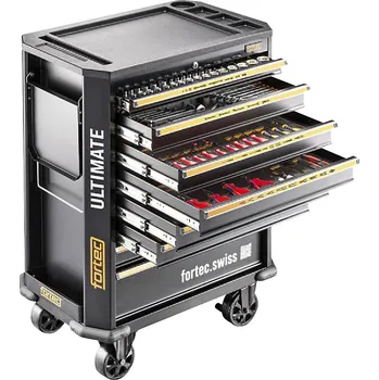 Dílenský vozík ULTIMATE fortec®, naplněný - kaiserkraft