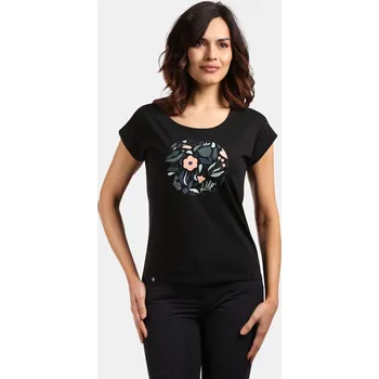 Dámské tričko Triko Kilpi Roane Barva: černá, Velikost: 42, Pohlaví: Dámské