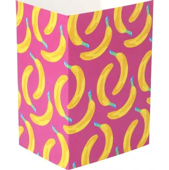 Jednorázové nádobí Reklamní CreaSleeve 277 papírový rukáv na zakázku, bílá