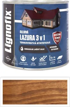 Lak na dřevo Stachema Lignofix lazura 3v1 2,2 l