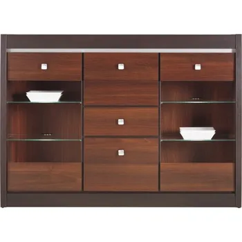 Komoda Komoda HADIR 2D3S, ořech tmavý + vyzvednutí ZDARMA