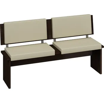 Jídelní židle Velká lavice GURLAN, dub sonoma tm./béžová ekokůže, 5 let záruka + vyzvednutí ZDARMA