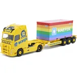 Volvo FH GL 2020 Acargo Kontejnerový návěs 20ft Maersk 1:87 - Herpa Volvo FH Gl. Acargo 10 Years / 20ft. Maersk Rainbow - model auta