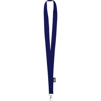 Reklamní Larpet lanyard, tmavě modrá