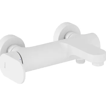 Vodovodní baterie Vanová nástěnná baterie Ravak Eleganta EL 022.10WV bez sprchového setu, White Velvet