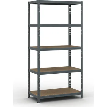 Dílenský regál B2B Partner Policový regál 1790x900x500 mm, nosnost 175kg