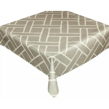 ubrus Forbyt Ubrus s nešpinivou úpravou, Boni, tmavě béžový Ubrusy: 75 x 75 cm