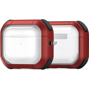 Příslušenství pro sluchátka DuxDucis Pouzdro na sluchátka AirPods 3 - DuxDucis, PECD Red