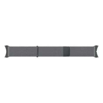 Řemínek na hodinky Galaxy Watch7 Kovový řemínek z milánského tahu (S/M) Black