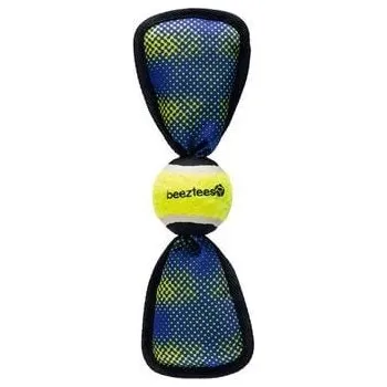 Hračka pro psa Hračka pro psy, tenisák s křídly, modro - žlutá, 30 cm