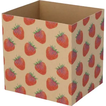 Jednorázové nádobí Reklamní CreaSleeve Kraft 391 papírový kraftový rukáv na zakázku, přírodní