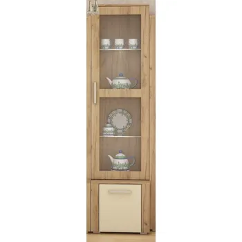 police Vitrína WUBIN, craft zlatý/krém/craft zlatý, 5 let záruka + vyzvednutí ZDARMA