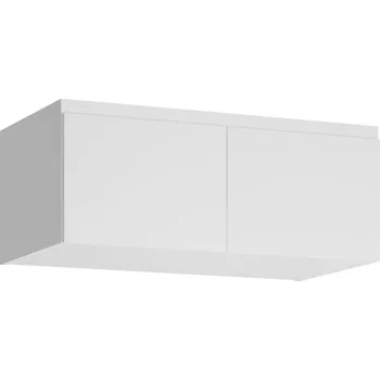 Šatní skříň Nástavec ZAIRE 2D, alpská bílá/bílý lesk + vyzvednutí ZDARMA