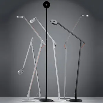 Lampička Rotaliana String F1 DTW stojací lampa černá, oranž - průměr základny 19,5 cm, průměr stínidla 10,5 cm černý, oranžový 1 x 9 W LED - Doprava zdarma