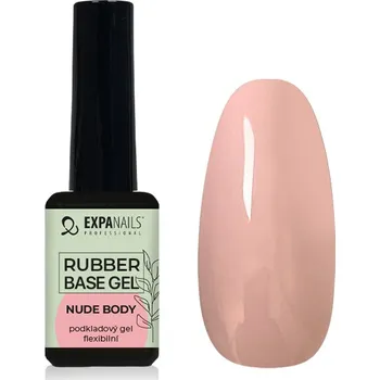 Umělé nehty UV/LED gel Rubber base - Nude Body 11 ml