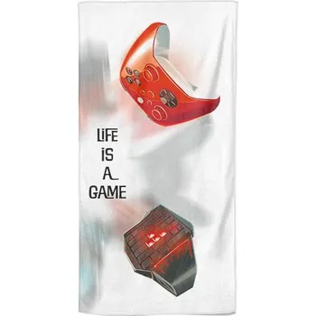 Osuška 140 x 70 cm - Life is a game
