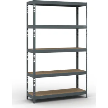 Dílenský regál B2B Partner Policový regál 1966x1200x400 mm, nosnost 280kg