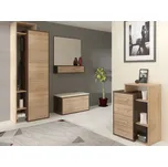 Předsíňová stěna DORINDA II, dub sonoma tmavý/dub sonoma, 5 let záruka + PROVĚŘENO zákazníky + vyzvednutí ZDARMA