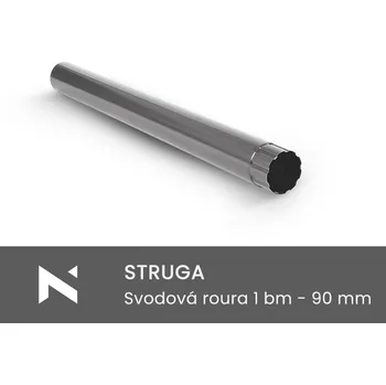 okap STRUGA Svodová roura 1 bm - 90 mm bílá (RAL 9010)