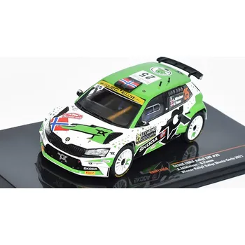 autíčko Škoda Fabia R5 EVO #25 Rallye Monte-Carlo A.Mikkelsen/O.Floene 1:43 Škoda Fabia R5, No.25, Rallye WM, Monte-Carlo - kovový model