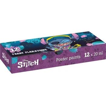 Vodová barva Lilo and Stitch Temperové barvy 12 x 20 ml Lilo a Stitch