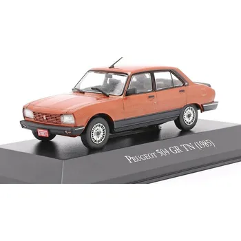 autíčko SALVAT Peugeot 504 GR TN 1985 1:43 - časopis s modelem Peugeot-504 GR TN 1985 - kovový model auta