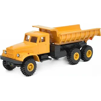 autíčko KrAZ-255 Sklápěč žlutý 1:87 - Ručně vyrobený model KrAZ 255 Sklápěč - sběratelský model auta