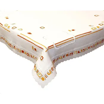 ubrus Forbyt Ubrus s nešpinivou úpravou, Geometrie, bordový, čtverec, Ubrusy: 85 x 85 cm