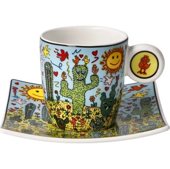 Goebel James Rizzi Espresso šálek Život na poušti