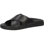 Pánské kožené pantofle 9-17100-42-022 Caprice černá Barva: black nappa, Velikost: 45