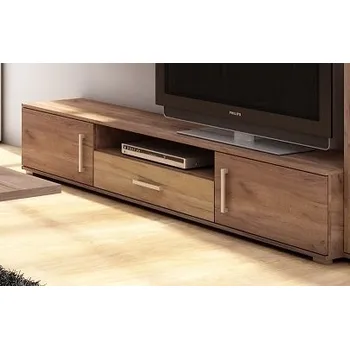 Televizní stolek Televizní stolek DAMARA, craft tobaco/craft zlatý, 5 let záruka + vyzvednutí ZDARMA