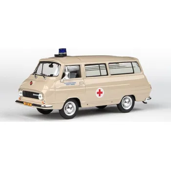 autíčko Škoda 1203 Sanitka-Převozka 1974 1:43 Abrex Škoda -1203 - kovový model auta