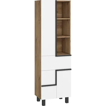 police Regál DZENGAL 3D1S, craft zlatý/bílá, 5 let záruka + vyzvednutí ZDARMA